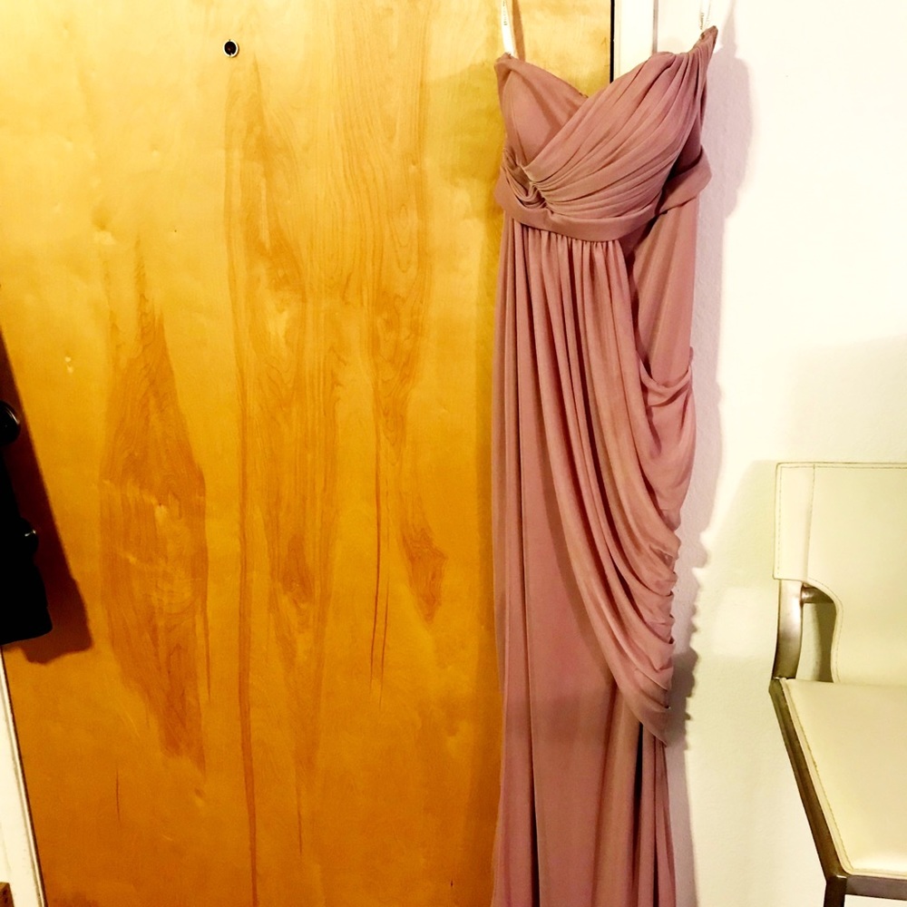 Quartz purple eveninggown/wedding guest long dress